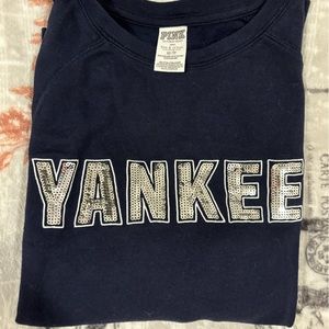 VS PINK Yankees Sequin Sweatshirt